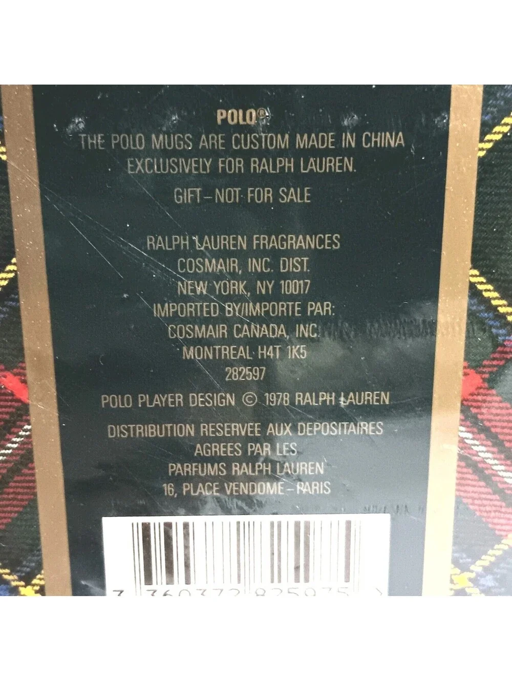 NEW RALPH LAUREN COFFEE Mug Set (4) EQUESTRIAN POLO PLAYER Ltd Edition 1978 Gift